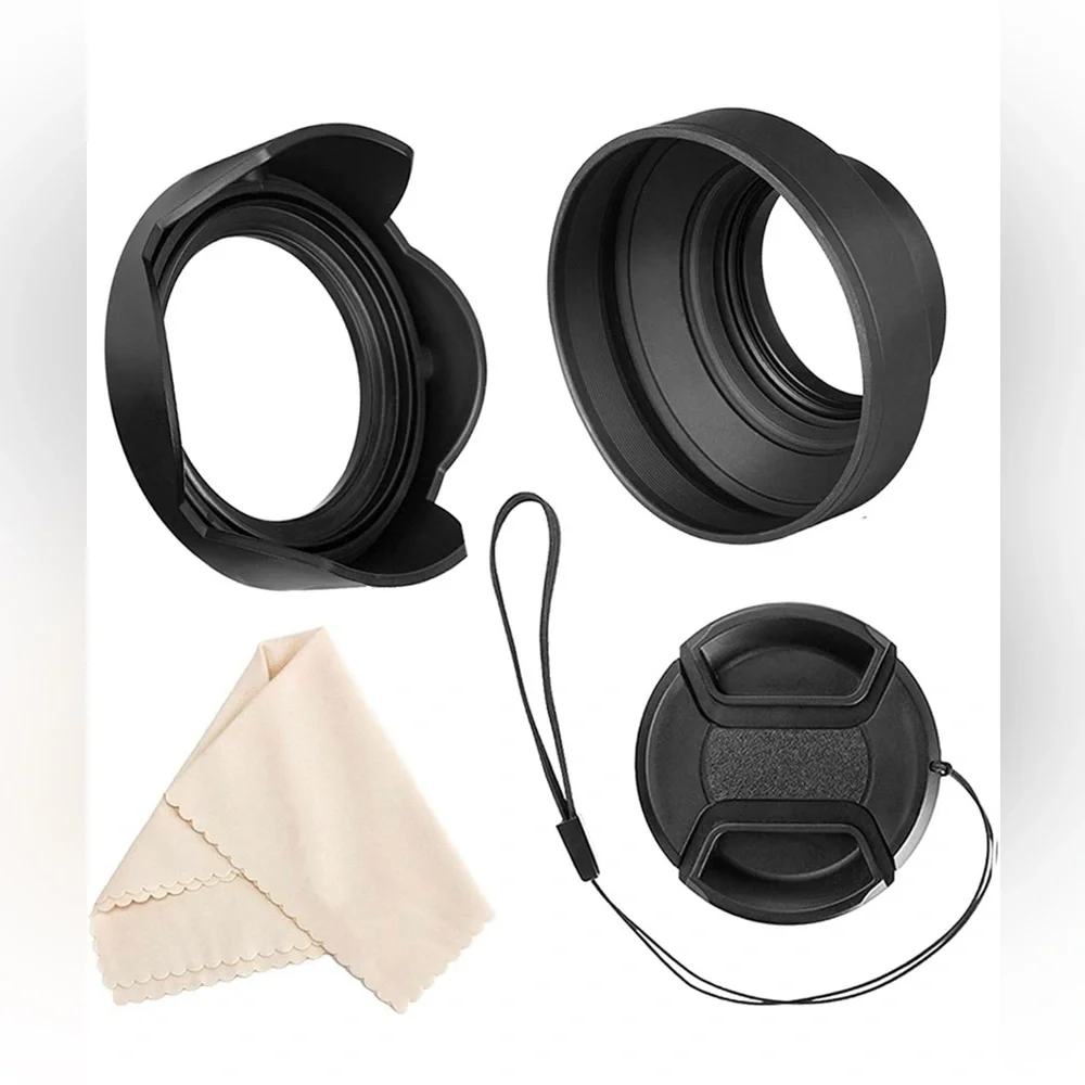 Veatree 67mm Lens Hood Set, Collapsible Rubber Lens Hood-Brand New / Never Use